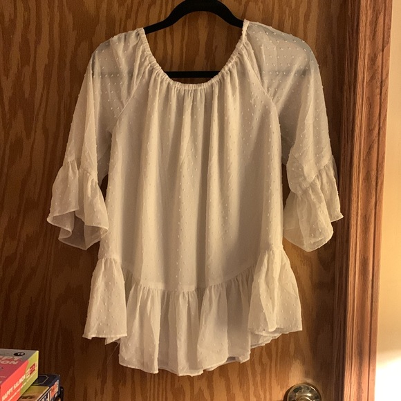 Black Rainn white blouse - Picture 3 of 4